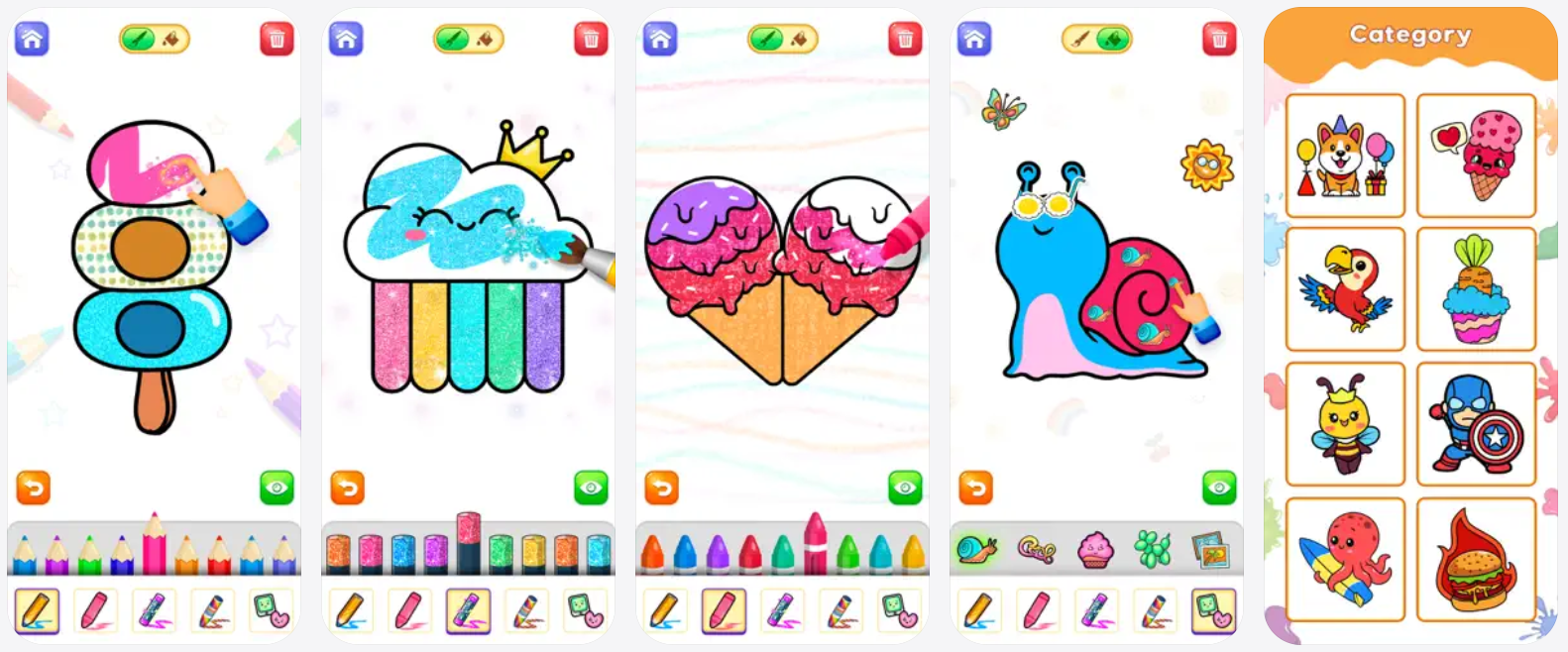 Toddler Coloring UI